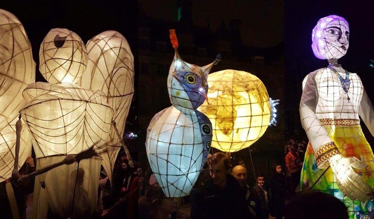 🏮 Lister Park will be illuminated by the beautiful lanterns of @CecilGreenArts on Friday, 28th October. Soak up the fun atmosphere 🎉 as the lanterns weave their way through the park to the bandstand for the big finale. bit.ly/3TEMnW3 #VisitBradford