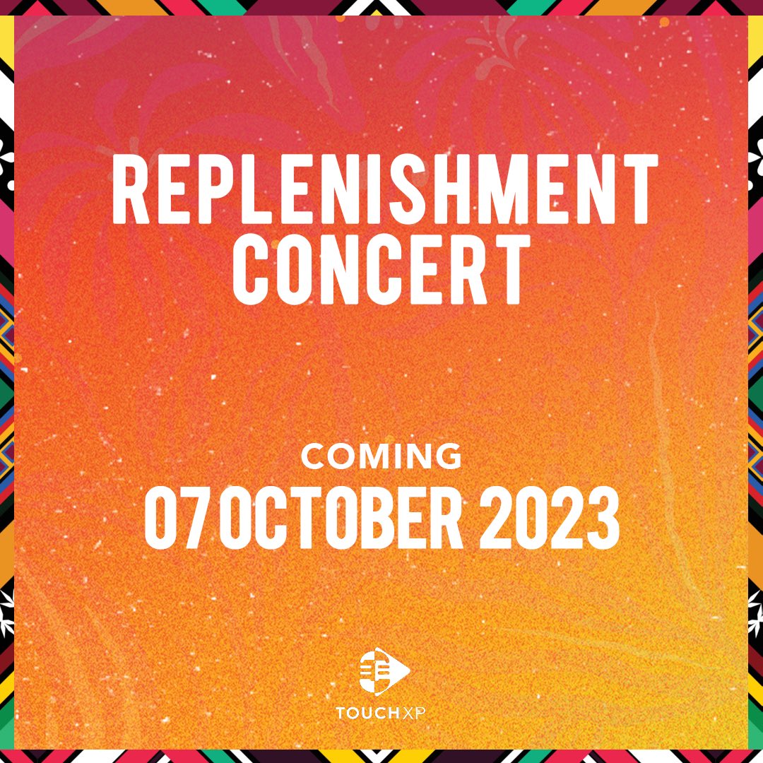 We thank God for a life changing experience, the families that attended this event. The Holy Spirit poured in that stadium. We are back on October 7th with a bigger plan. Tickets opening soon @replenishmentconcert