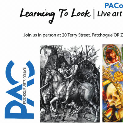 LEARNING TO LOOK | ART 101 - Part II Virtual | Monday, October 24 @ 6:30 PM | Join us on Zoom with Prof. John Cino
conta.cc/3z8LqO7