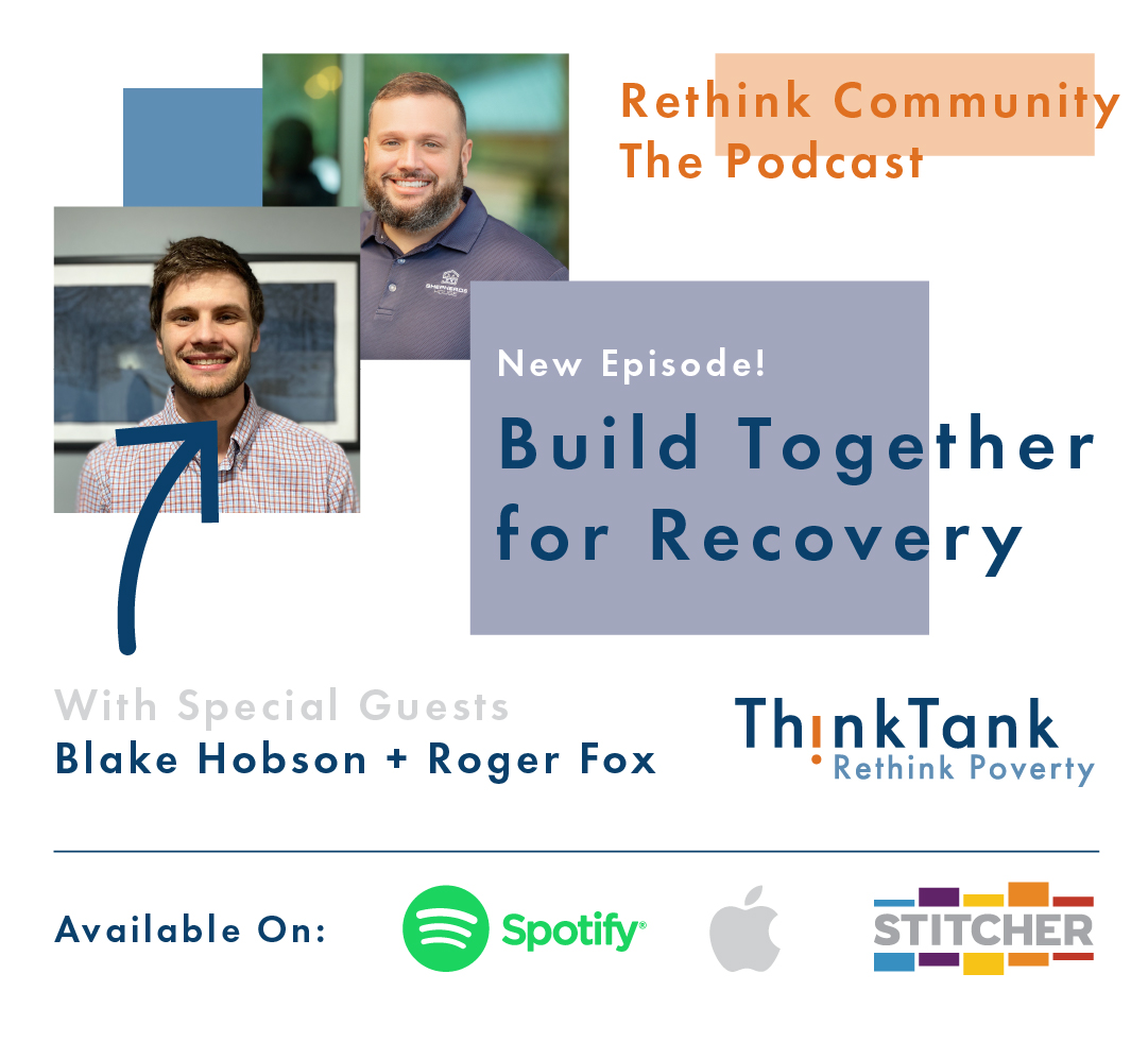 ThinkTank_Inc's tweet photo. What if we looked at a person who needs help not just as a “need” - but as someone who has the greatest potential to help others in that situation? Guests Roger + Blake from @ShepHouse89 share how they build with their lived experience: https://t.co/aSaBIJ9iTP https://t.co/40WXT8cVwp
