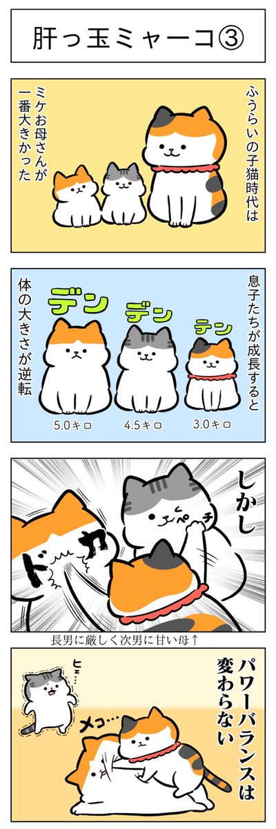肝っ玉ミャーコ③④│フェリシモ猫部 https://t.co/JEDJF97mpf 
