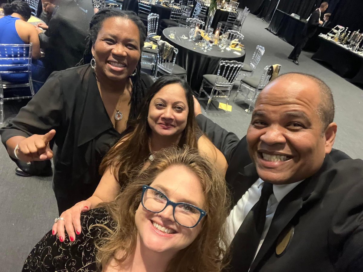 volusiaschools's tweet photo. Amazing members of our VCS Family were recognized at the @FoodBringsHope1 Pearls of Hope Gala! Congrats to Kim Matthews, Outstanding Principal of the Year, Dr. LaSherica Jefferies, Outstanding Program Sponsor of the Year, and Nina Samuel, Outstanding FBHonors Student of the Year! https://t.co/ZKV8klNy32