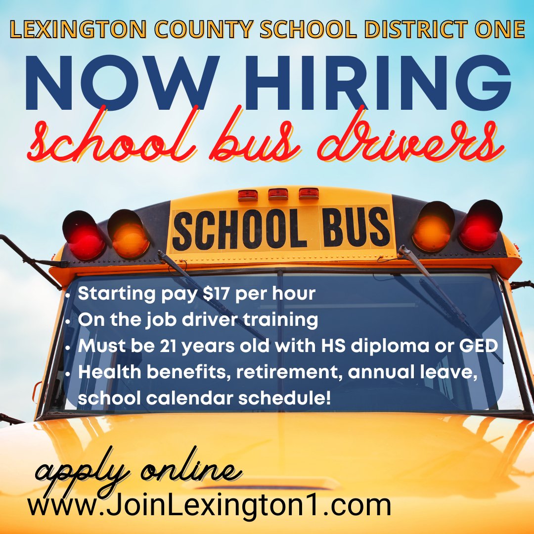 We are hiring!  Thank you for this amazing video of #adayinthelife of a school bus driver!
