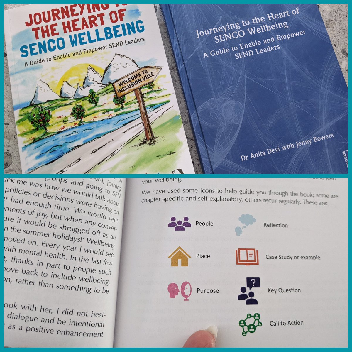 I've not had a book 📖 published in #hardcover before ... so this is a first! @jennypurplemoon @sencochat @SEND_Leaders @SENCOcoach There's a 20% discount for #SENCOs #SEND #Leaders #HTs via @SpeechmarkPub routledge.com/Journeying-to-…