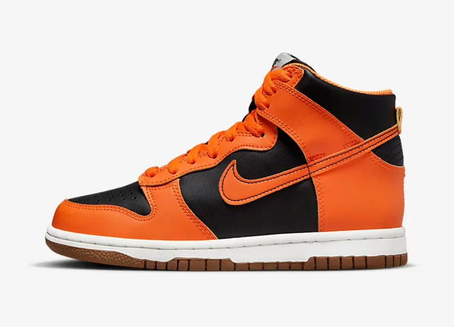 SOLELINKS on Twitter "Ad Kids Nike Dunk High 'Safety Orange' almost live GS Finish Linehttp