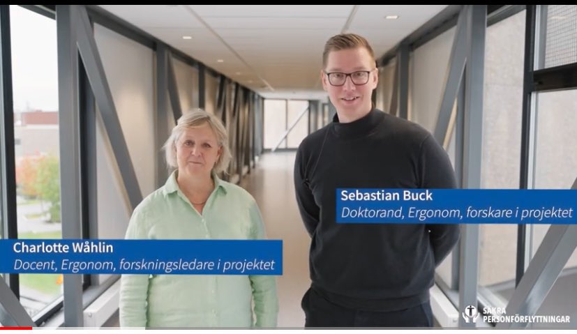 Vi söker under hösten 2022 vårdenheter och vårdavdelningar som vill delta i forskning om säkra personförflyttningar. Via filmen berättar vi mera. Studien startar feb 2023. Vi genomför den med stöd och engagemang från flera parter i #svmed och #omsorg 👉🏻youtu.be/BPRf7tfo-74