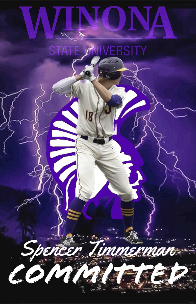 spencertim8's tweet image. I am super excited to announce my commitment to Winona State University to continue my academic and baseball career! I would like to thank my family, coaches, and teammates who have helped me along the way!! #gowarriors @WinonaStateBase