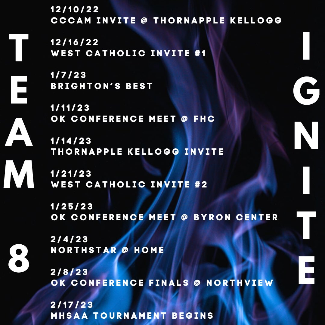Team 8, you ready?? Tryouts start in 2 weeks. Register on FinalForms for more information! #IGNITE