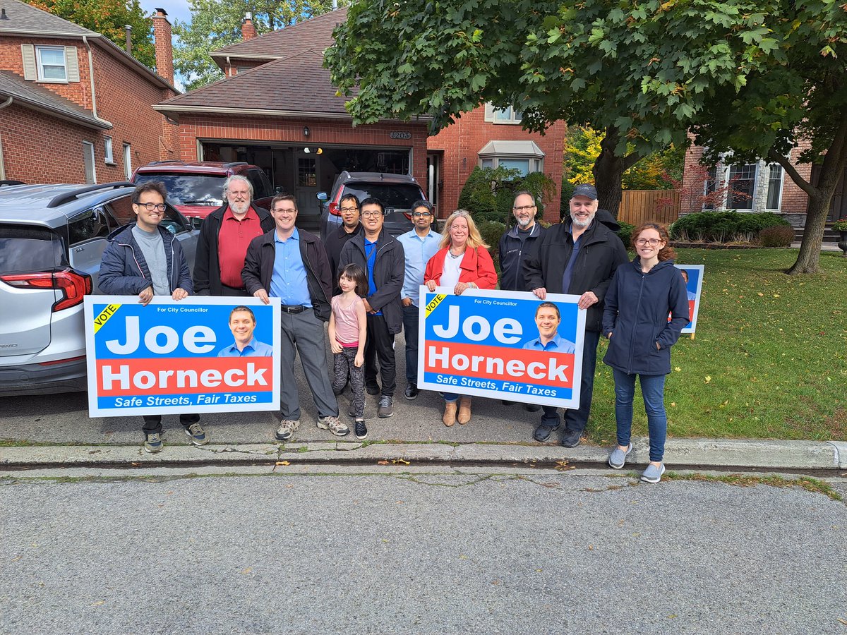 JoeHorneck's tweet photo. Polls are open 10am to 8pm. 
You get to vote for Mayor, Councillor &amp; School Board Trustee.

I would really value people's support today to bring change to Ward 6 Mississauga. Local gov is closest to your home and impacts you each day. Take the time to choose your representatives. https://t.co/DTDuPveHou