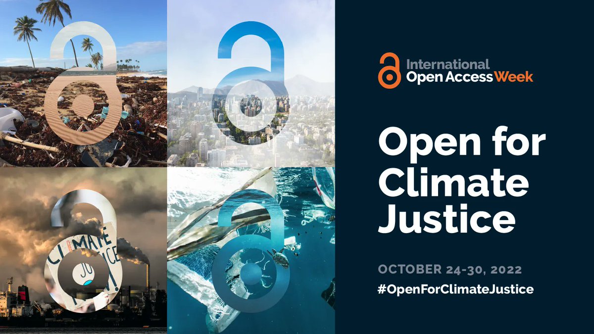 It's #OpenAccessWeek! 🎉 This year's theme is #OpenForClimateJustice, so be sure to check out environmental and climate events from various <a href="/Harvard/">Harvard University</a> groups, plus Open Access, Open Data, and Open Science events from our libraries, all week long: buff.ly/3MvhuRT