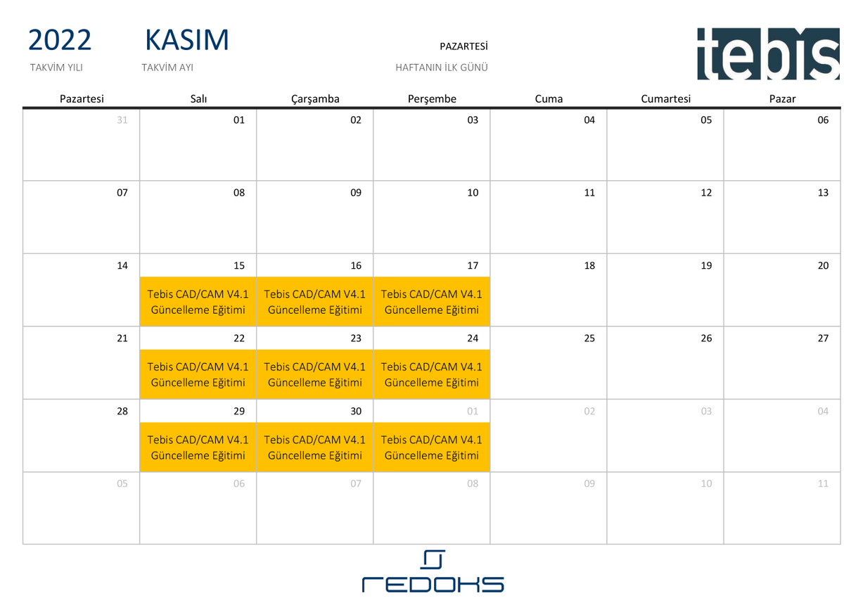 Redokseng's tweet photo. Katı ve parametrik tabanlı Tebis V4.1 versiyonu güncelleme eğitimleri başlıyor..!

V4.1 versiyonu ile gelen yeniliklerden sadece birkaçını ve eğtiim tarihlerini aşağıdaki resimleri kaydırarak görebilirsiniz. https://t.co/2Jlo6Vkr77