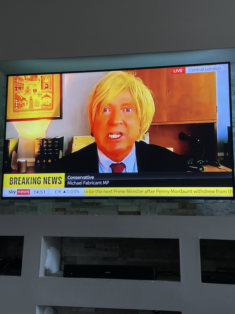 alexbailey_01's tweet photo. What the fucking hell is that!!! No wonder the country is in the toilet when we’ve got an MP looking like a cross between a wish Boris Johnson and a tango advert https://t.co/5PPbdeC1Nb