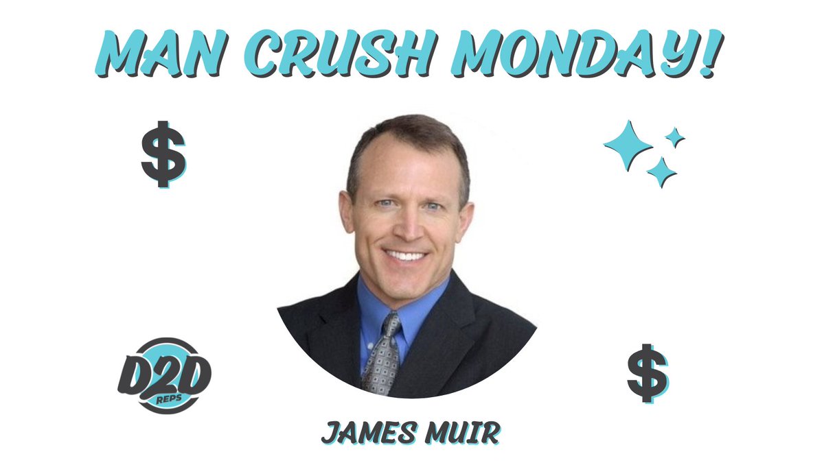 This week's man crush is James Muir! He is the author of the perfect close. If you're looking for expert sales tips, go follow James.

Who should be next week's man crush?

#d2dreps #mancrushmondays #mondaymancrush #salesmen #mancrushforever

Source: hubs.la/Q01jST_r0