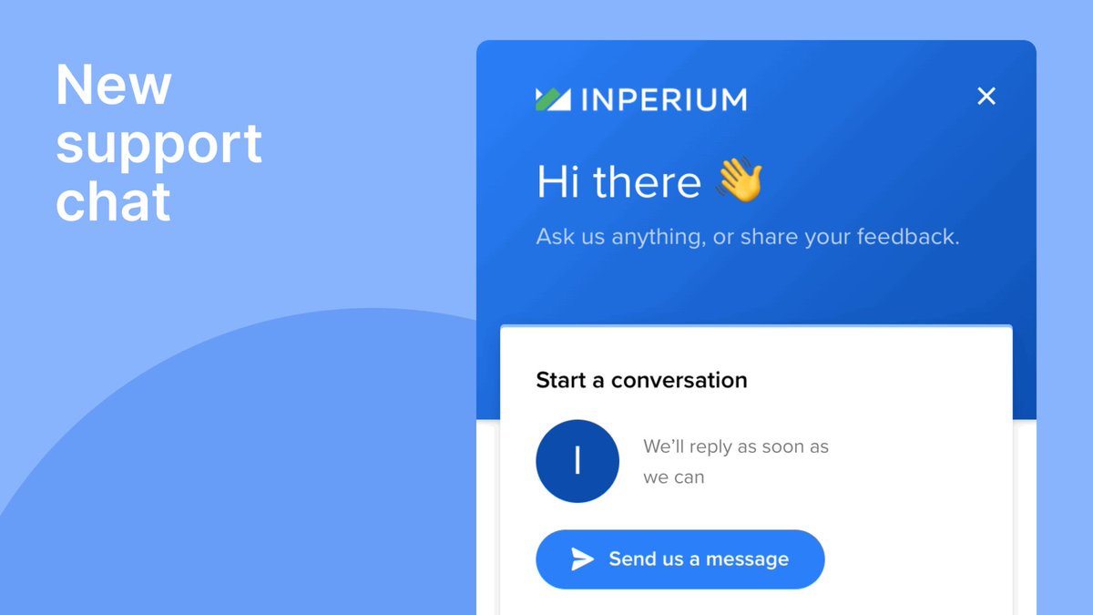 InperiumCorp's tweet photo. Connect with an agent instantly via Inperium's new support chat and get a timely response. Simply open the intuitive live chat and your issue will be resolved quickly by our friendly and experienced support team.

#Inperium #InperiumTalk #InperiumSell https://t.co/36yPe5Ziwe