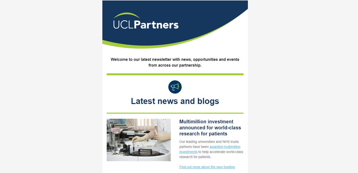Our October newsletter is out now, with latest news, opportunities and events. 👉View and sign-up: mailchi.mp/uclpartners.co…
