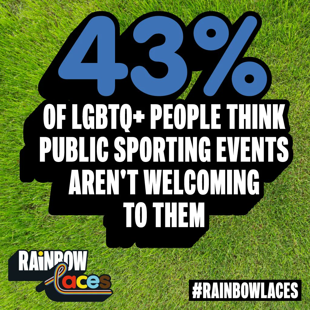 Everybody has a role to play in making football welcoming to all. #RainbowLaces