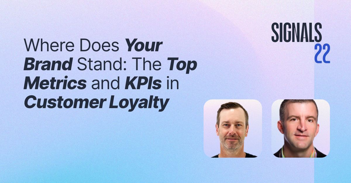 Loyalty360's tweet image. Save the date: October 27th @ 11 AM. Loyalty360's Mark Johnson will discuss the top metrics and KPIs in Customer Loyalty with Tim Glomb from Cheeta Digital during a session at @Cheetah_Digital's Signals22 conference!

Register Here: ow.ly/33xw50LeqFr
#brandloyalty #cx