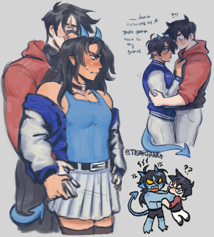 [oc] oldish + recent sketches of some idiots 