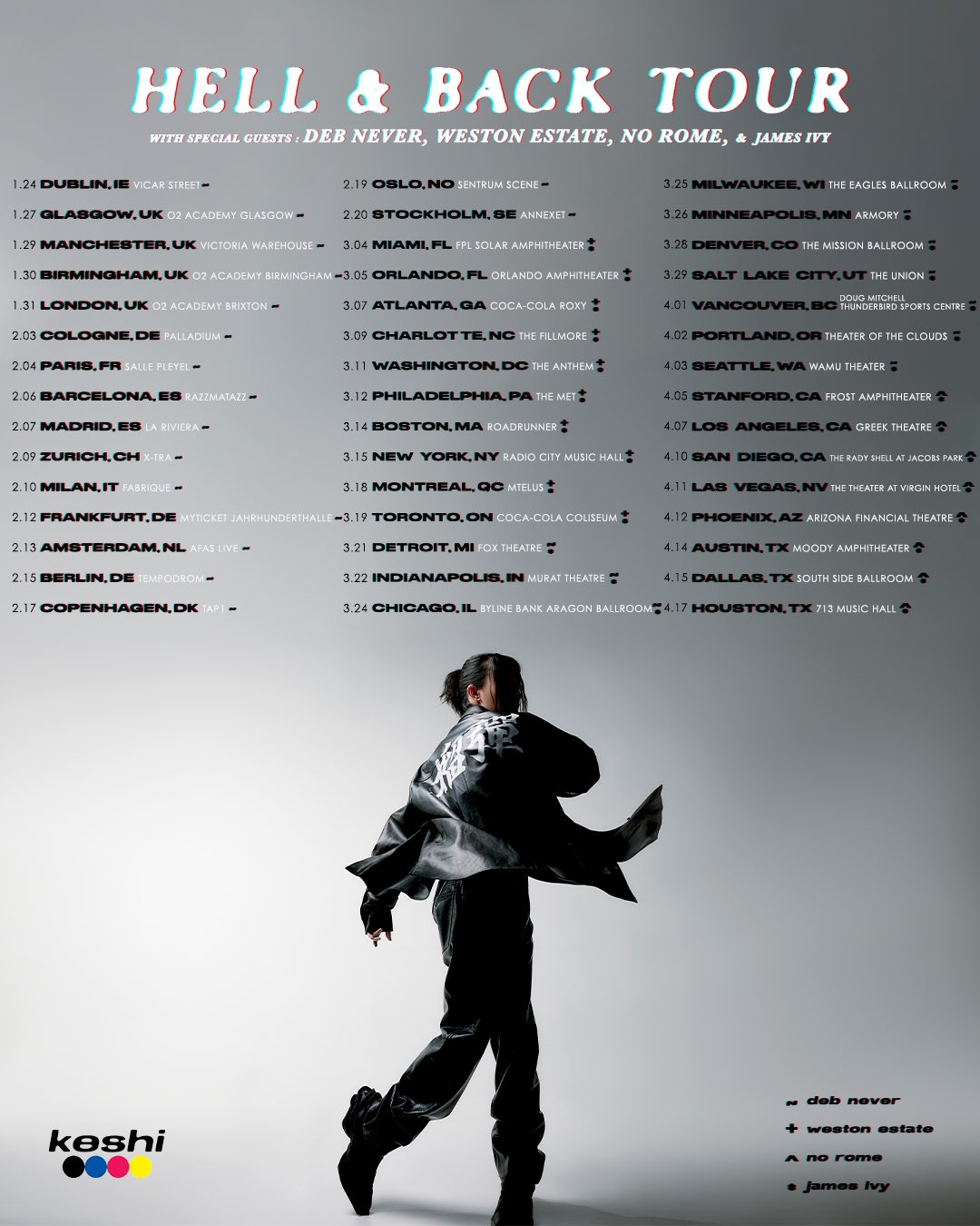 Hell Tour 2025 Schedule