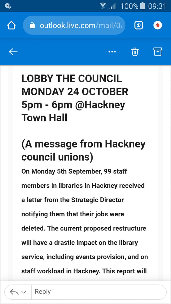 NSSN_AntiCuts's tweet photo. Today 5pm - stop #Hackney #librarycuts 
@unisontheunion @HackneyUNISON 
@UniteLondonEast 
@GMBLondonRegion https://t.co/m2L6hSh0F3