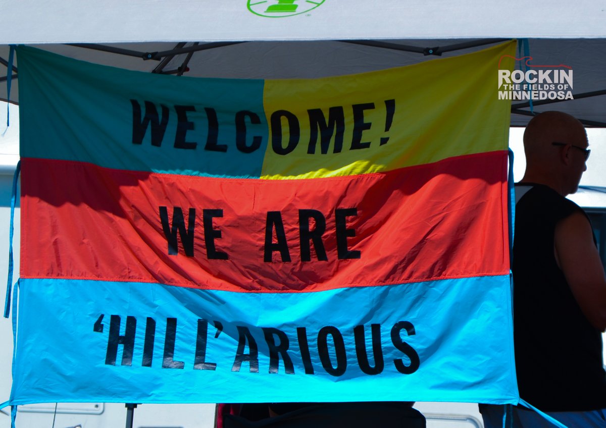 POV of our Board and Staff greeting festival patrons upon entrance into the #RFM site.