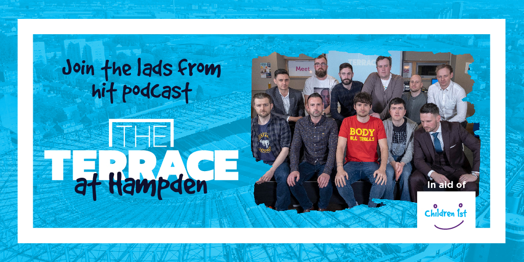 @HampdenPark brings you everyone’s favourite Scottish football podcast @terracepodcast LIVE on November 19th. ⚽ Join the boys the night before World Cup begins for what’s sure to be a laugh all around! 😁 👉children1st.org.uk/get-involved/e…