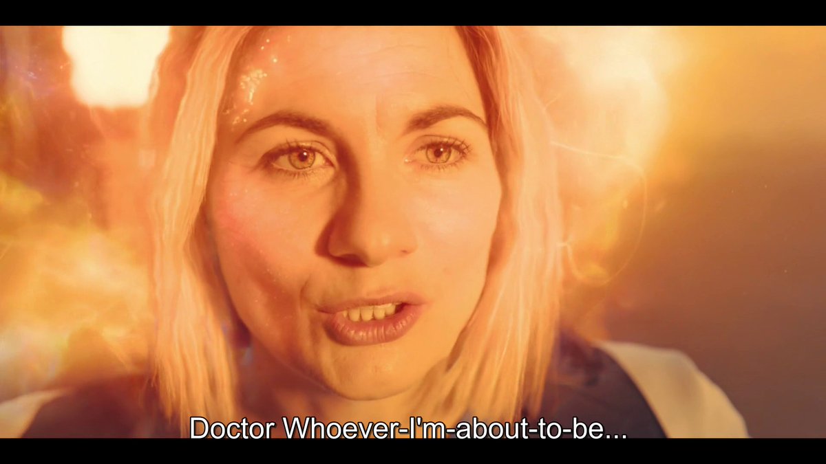 diflemson's tweet photo. the very first words Thirteen ever said, and the very last.

Jodie Whittaker you were absolutely fantastic. I don't want you to, but I'm letting you go. And I will always remember when The Doctor was you.

#DoctorWho #JodieWhittaker #DoctorWhoRegeneration https://t.co/1SW5XbPUew