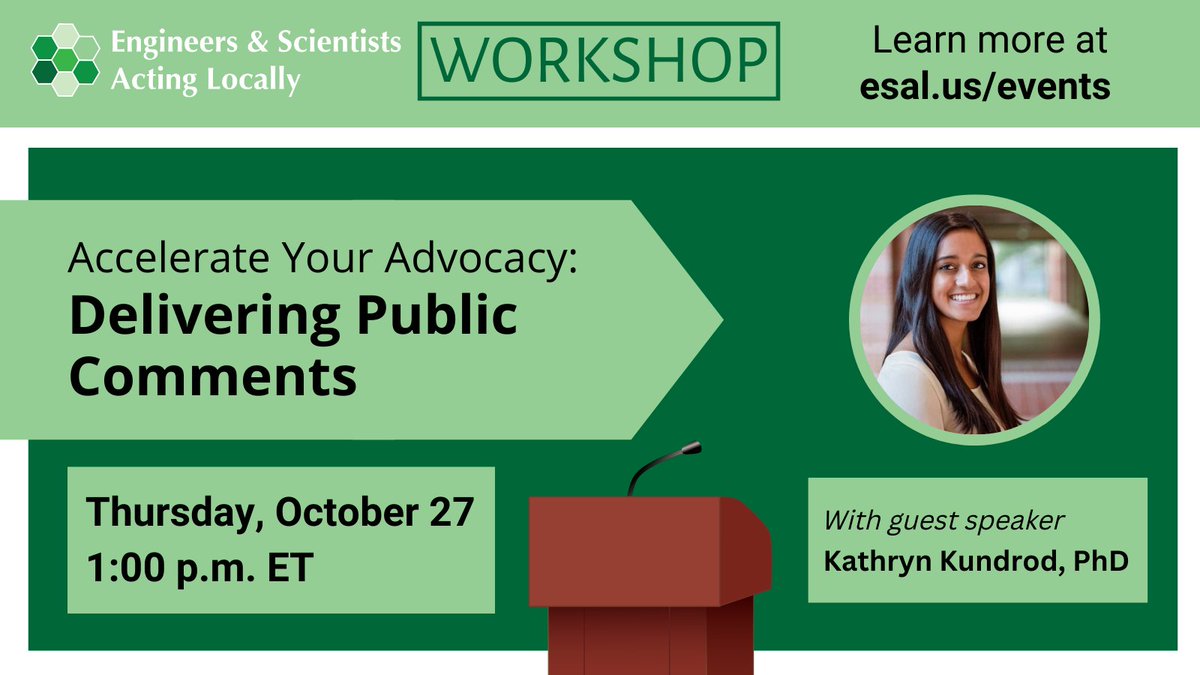 SPN_BU's tweet photo. Virtual workshop happening on Thursday “Accelerate Your Advocacy: Delivering Public Comments” that might be of interest to you all! https://t.co/hemr7G9LBt https://t.co/7NdnEKxOGK
