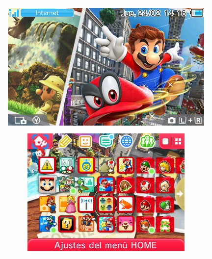 DereckGuadalupe's tweet photo. My HOME menú #My3DS
#Tema3DS #3DS https://t.co/GdhqQQwx2W