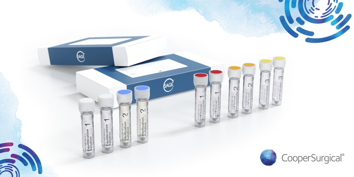 coopersurgical's tweet photo. CooperSurgical’s vitrification products are designed for Embryologists and IVF labs looking for reliable products, consistent outcomes, and improved usability. We are pleased to share that from October 2022 SAGE® vitrification and warming kits will be supplied with colored caps. https://t.co/SBWjcivqL6