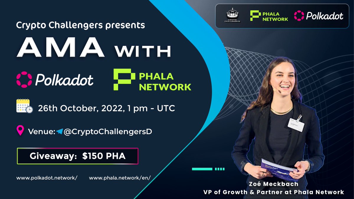 Woohoo! Come learn about @Polkadot and Phala Network with @zoemcfox🥳