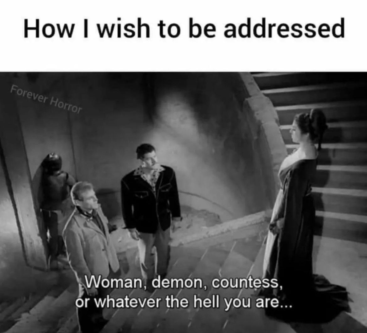 SpiralDirect's tweet photo. Any of the above will do 💀

#gothmeme #gothmemes #gothicaesthetic #metalhead #metal #gothgirl #altbrand https://t.co/QlBgs3YdsV