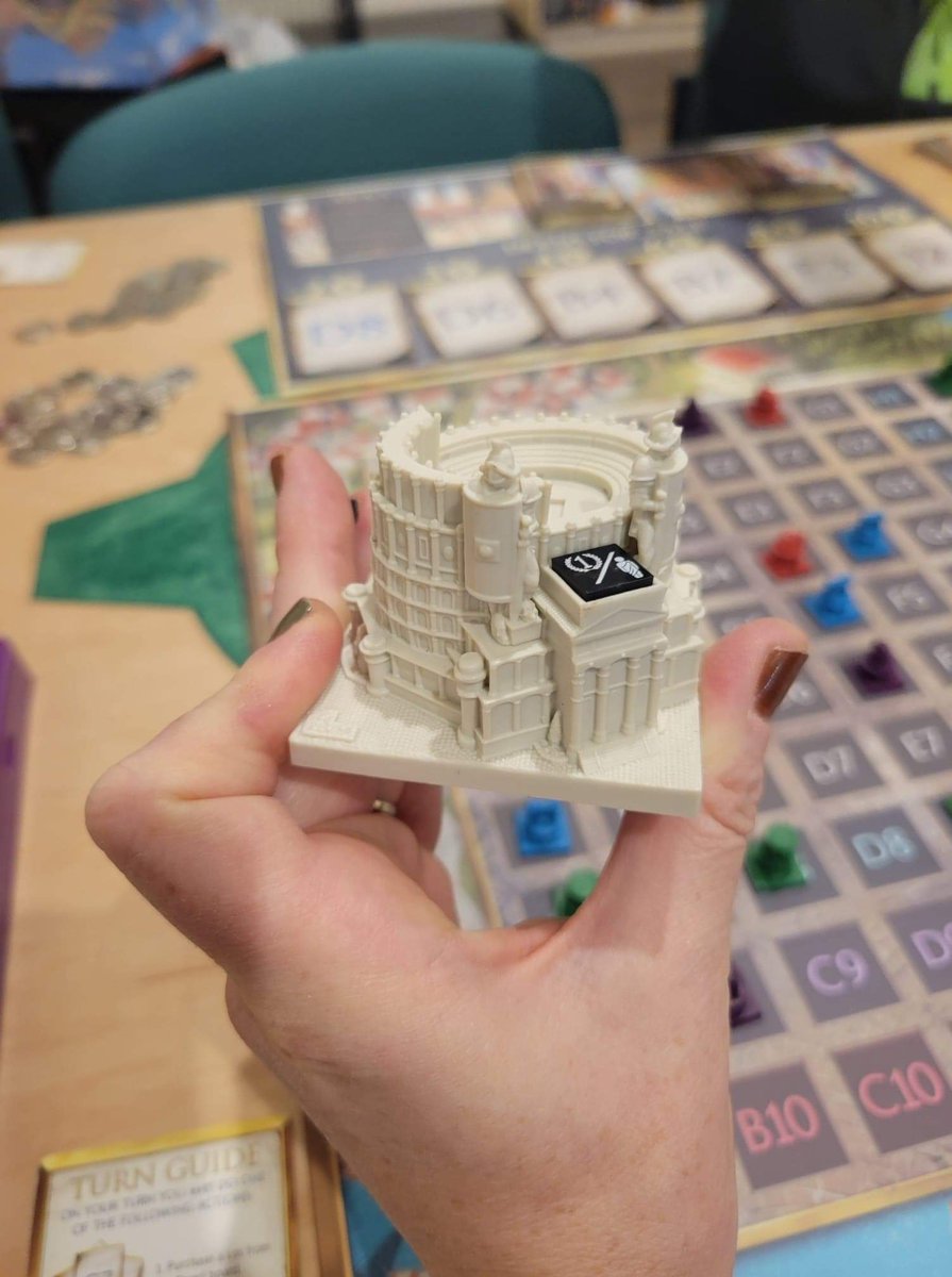ryanpatrickh's tweet photo. We were lucky to have Dwayne teach us his copy of Foundations of Rome. We have loved getting to play games recently with @bishopbroly and Alicia. They are such an awesome couple and great ambassadors for the hobby. Also, the game was a blast.  Would play it anytime. https://t.co/UB4qYuY7NB
