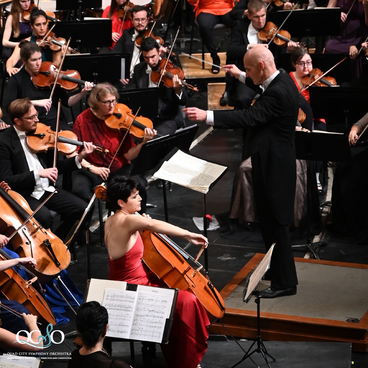 The QCSO invites you to Masterworks II: 
Fit for a King on November 5 &amp; 6. Join QCSO principal 
cellist Hannah Holman in her performance of the 
captivating “Schelomo” from Ernest Bloch’s Jewish 
Cycle, presented as part of Out of Darkness. 

Tickets:
sforce.co/3D4tEht