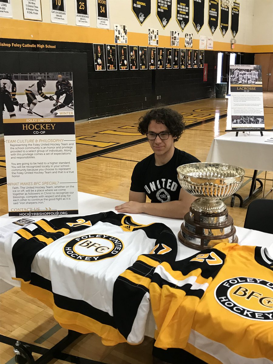 BFC_Hockey's tweet photo. Thank you to everyone who came out to the @BishopFoley Open House yesterday. We are proud to be a part of a co-op with great schools!

#FoleyUnited https://t.co/wZAZRpjP6l