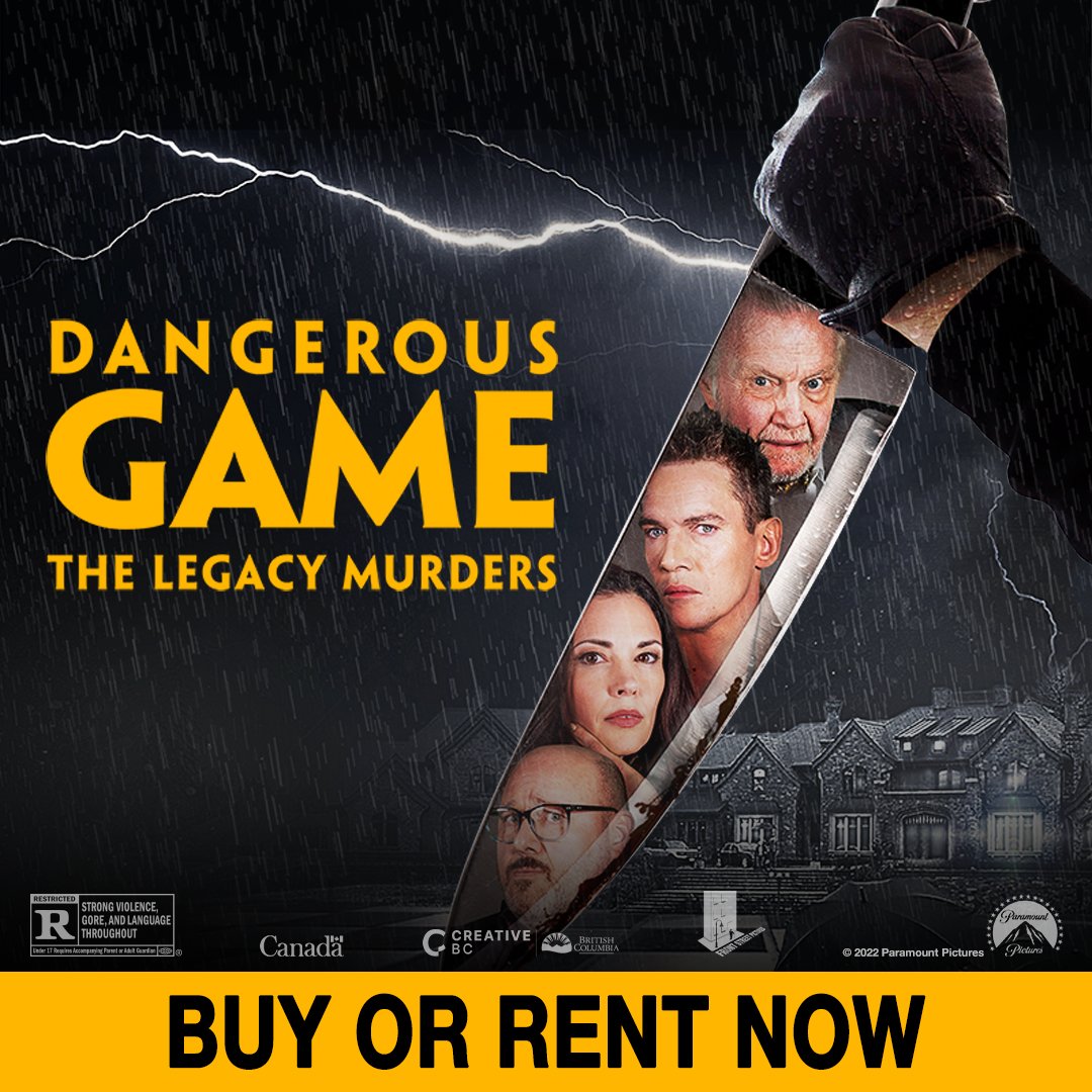 PCLeftovers's tweet photo. #JonVoight & #JonathanRhysMeyers star in the suspenseful thriller #DangerousGame.โฏ A family reunion at a remote mansion takes a lethal turn when they are trapped inside & forced to play a deadly survival game. Stream it on #RedboxOnDemand today. Rated R. From #ParamountPictures https://t.co/7zpOJJgZDC