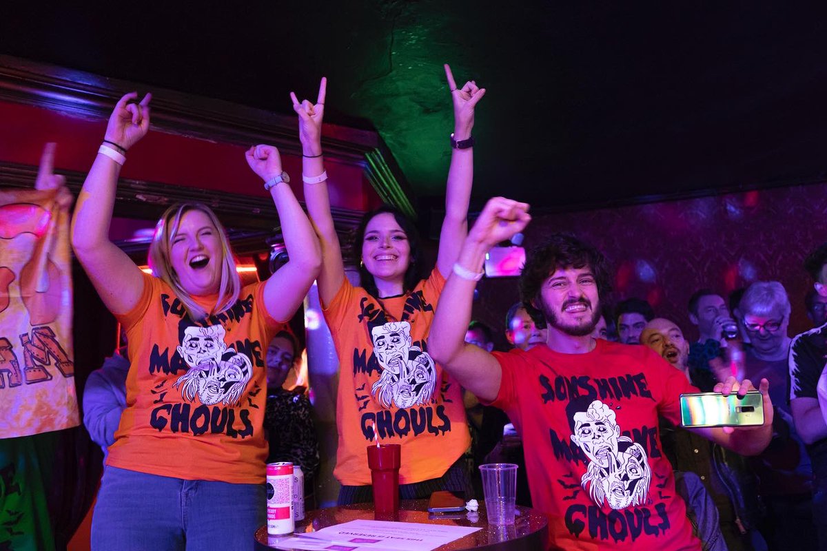 RiotCabaret's tweet image. ☀️ The support for #SunshineMachine was loud and proud at @TheClaphamGrand last Tuesday!

@ChuckMambo @PureTKC

#sunshinemachinerules🌞🤖🤘