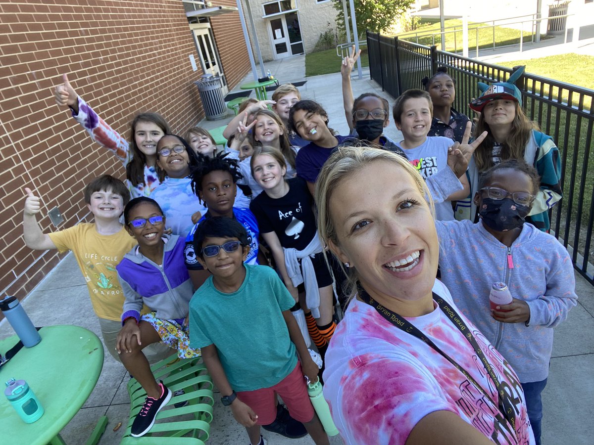 The 100s Club! 📝 5th graders who checked over their work, tried their best, and got a 100 on their ELA test were celebrated in class and then got to have lunch with the teacher! Keep up the hard work! <a href="/BryanRoadES/">Bryan Road Elementary School</a>