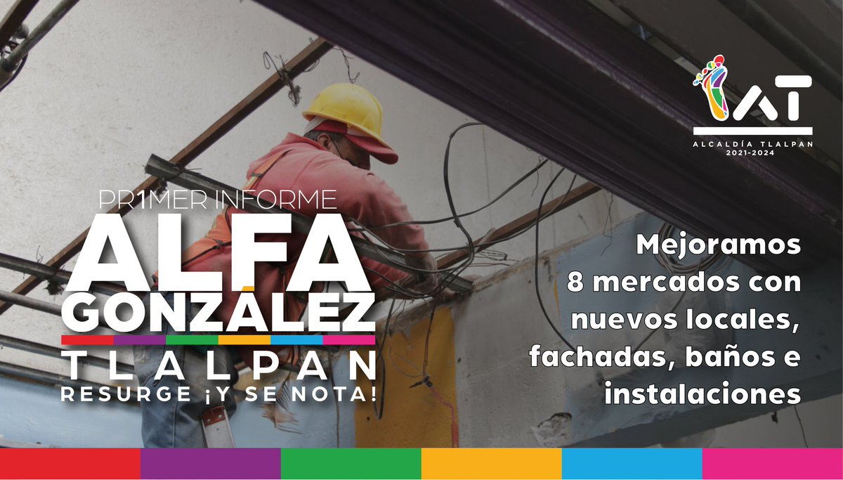 El abandono en los mercados ha generado instalaciones en mal estado, baños descuidados y mala imagen, lo que los pone en desventaja, por eso, en un año de gobierno, hemos mejorado 8 mercados con remodelación desde baños, locales, fachadas y más. #TlalpanResurge #YSeNota 👣