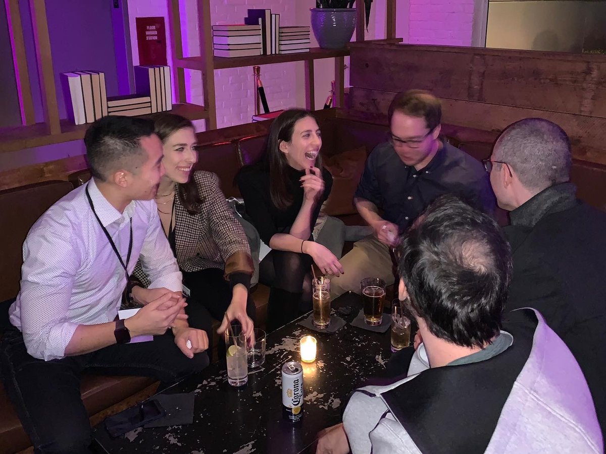 NYUAlumni's tweet photo. A big Violet thank you to all of the #NYUAlumni that attended the Recent Alumni Party at Mr. Purple and Forever Violet Alumni Party with NYU Jazz Orchestra this weekend at #NYUAlumniWeekend! https://t.co/Mu8uI9VhcL