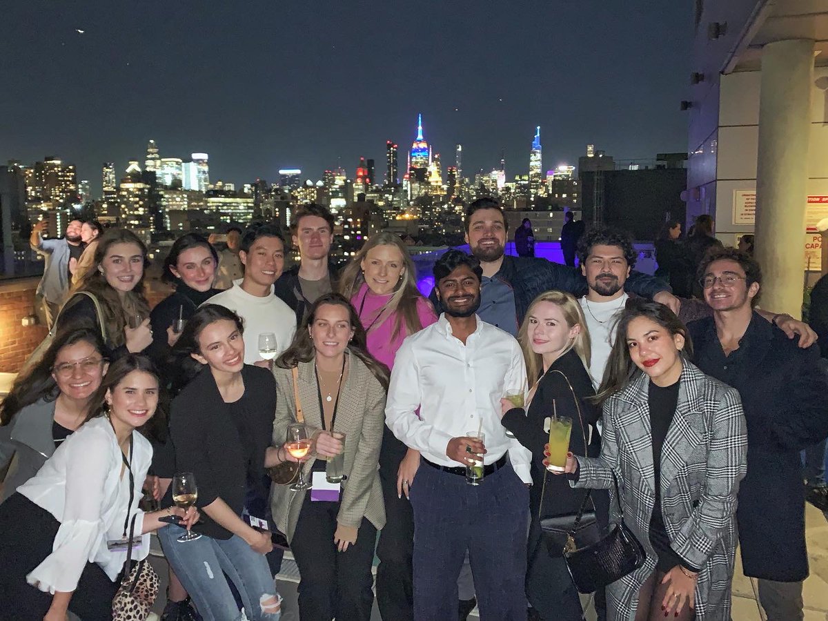 NYUAlumni's tweet photo. A big Violet thank you to all of the #NYUAlumni that attended the Recent Alumni Party at Mr. Purple and Forever Violet Alumni Party with NYU Jazz Orchestra this weekend at #NYUAlumniWeekend! https://t.co/Mu8uI9VhcL