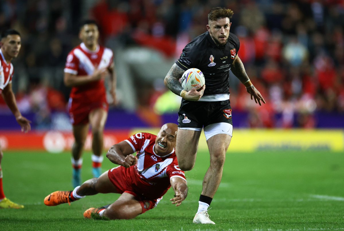 Kyle Evans is having a game. 

#RLWC2021 #TONWAL