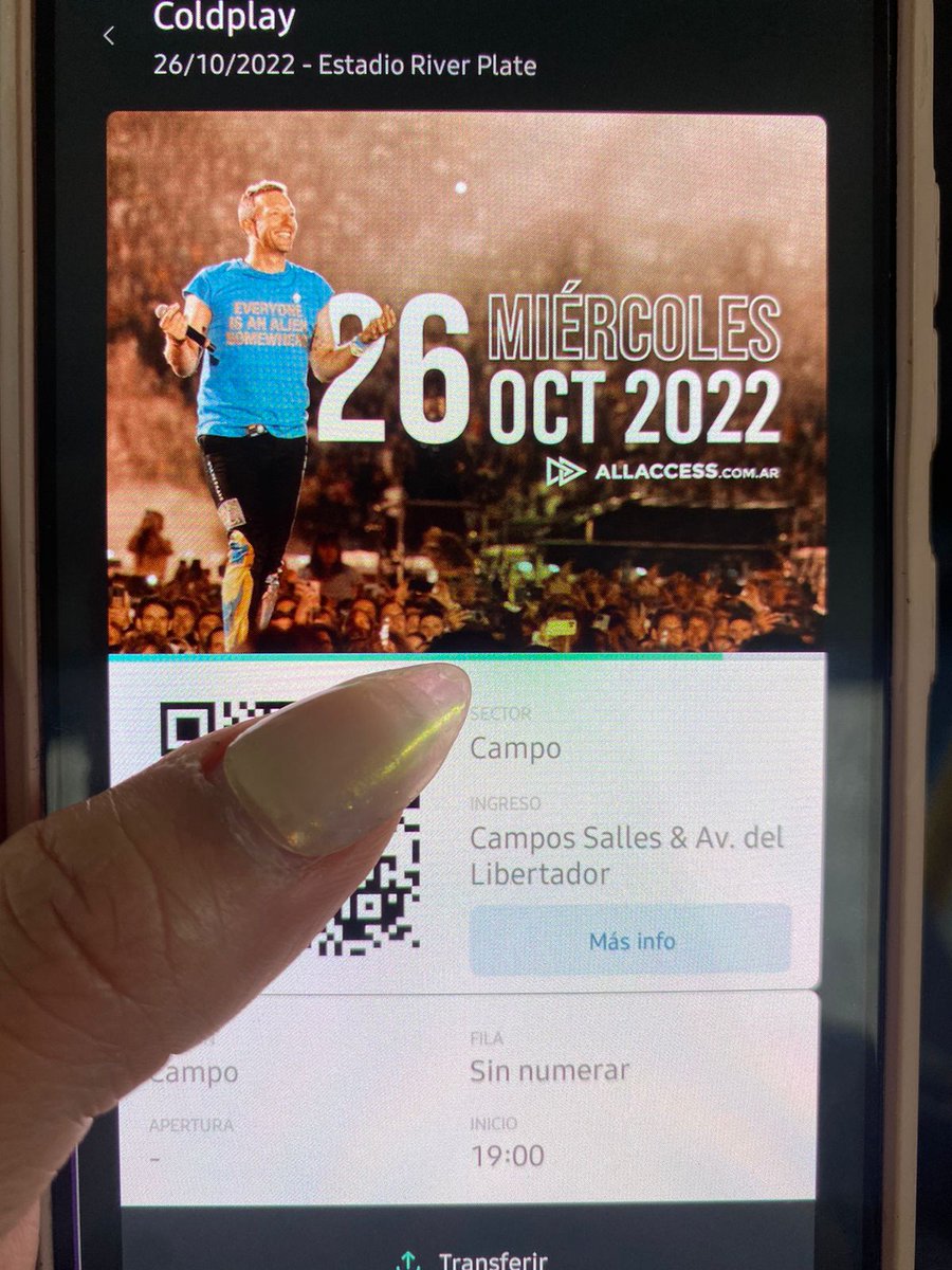 SayoHeidy's tweet photo. @ColdplayArgenti Holi! Vendos dos entradas para el 26/10 campo. Escribanme al DM 😊 https://t.co/Ukxjy48lvb