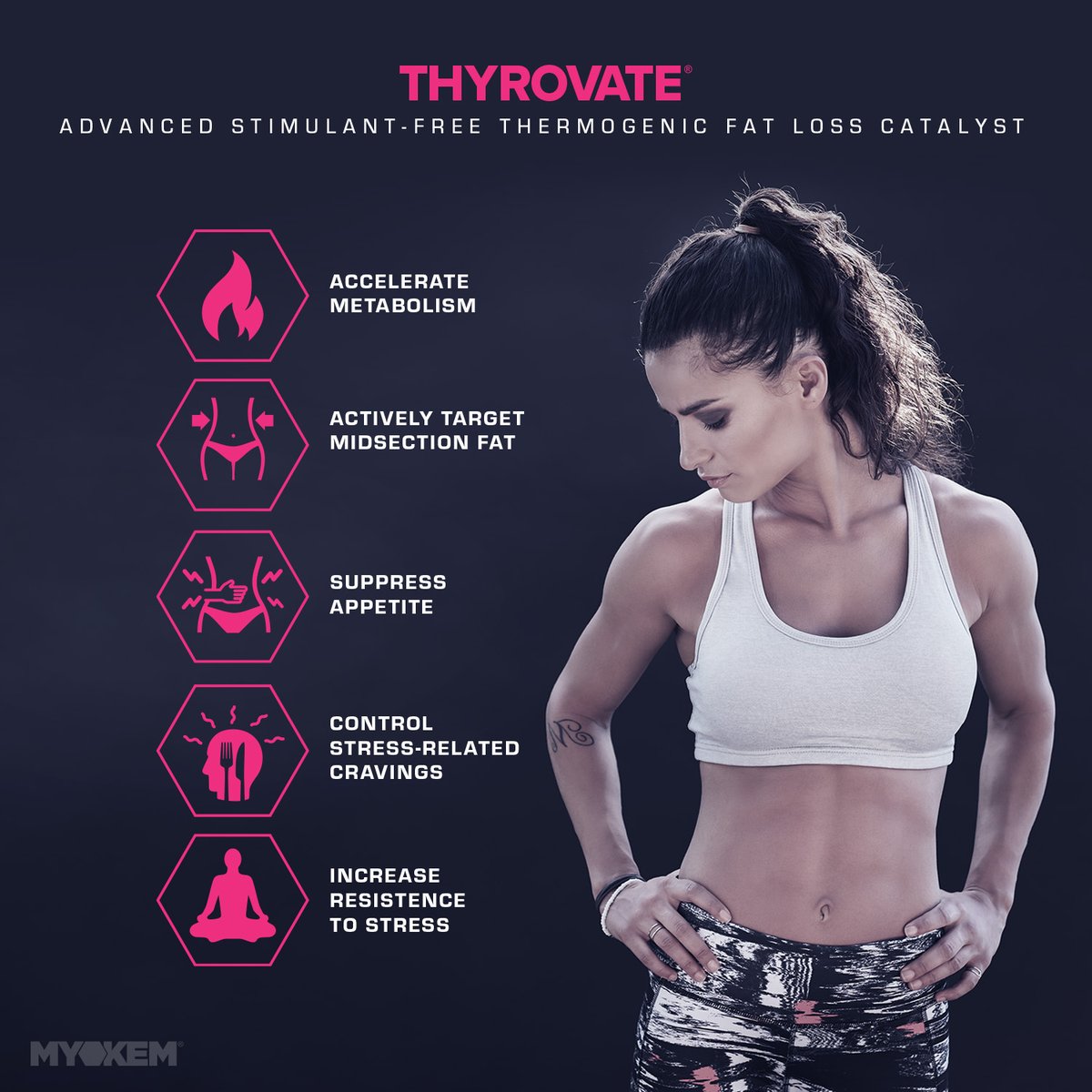 Unlike other weight loss supplements, Thyrovate doesn’t rely on any stimulants to help you burn fat.