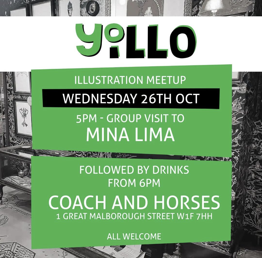 Not good at promoting this on Twitter, but Wednesday looks like it's gonna be a busy meetup, so illustrators come and join us!