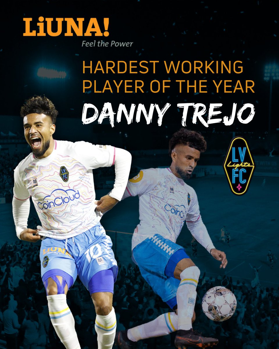 Congratulations to @dtrejo_10 for being selected as the Hardest Working Player of the Year, Presented by @LIUNA 872 Laborers Union. During the 2022 season, he was our leading scorer with 14 goals and also had a team-high goals + assists with 19. ow.ly/RBTJ50Ljmuf