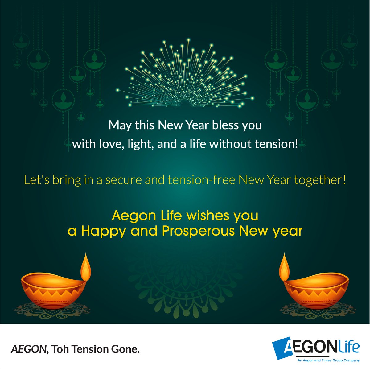 Bandhan_Life's tweet photo. Is New Year #SaalMubarak tabhi hoga, jab future ki tension hogi kam!  

May this New Year bring you the peace and prosperity of a happy, illuminated life!❤️ 

#HappyNewYear #HappyDiwali #AegonLifeInsurance  
#AegonLife #TensionFreeInsurance https://t.co/rgddjSN1d3