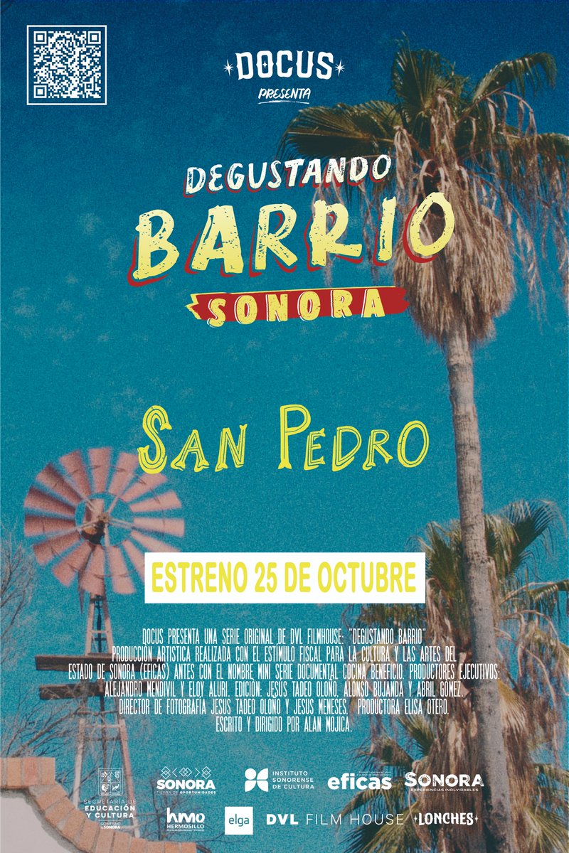 DocusMx's tweet photo. Todo lo bueno tiene que llegar a su fin 😖Mañana a las 11 AM se estrena el último episodio de la serie preferida de los fronterizos #DegustandoBarrioSonora, donde se habla de la magia gastronómica de San Pedro el Saucito https://t.co/T6Wh8unVZu