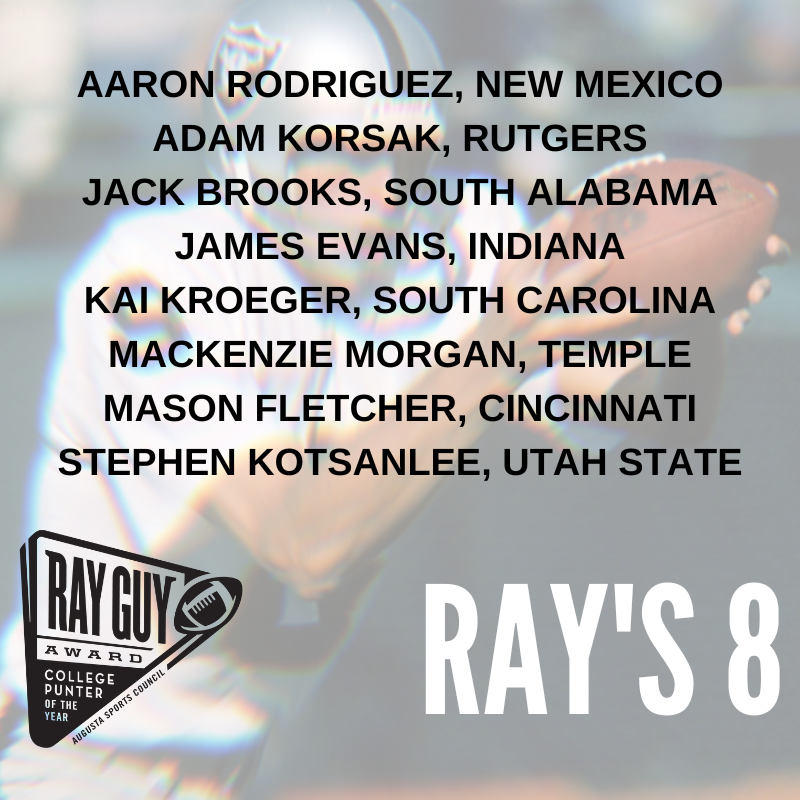 RayGuyAward's tweet photo. Here are the #RAYS8 for Week 8 games! Fan vote link for #OURGUY in our bio! https://t.co/yhfCiUydlj