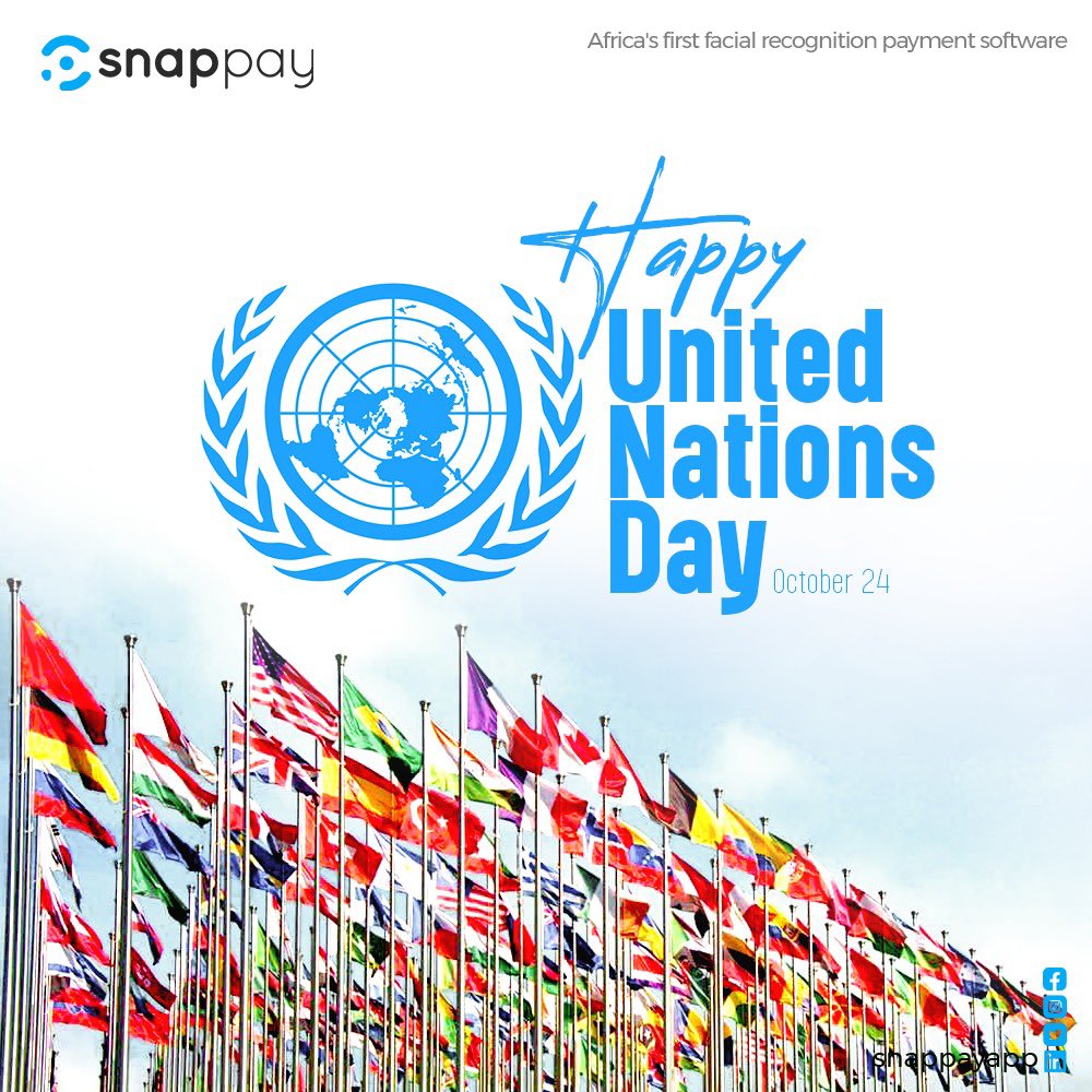 snappayapp's tweet photo. It’s the 77th United Nations Day….
The UN day is marked to celebrate the coming together of several nations for a common cause. https://t.co/O4kw534YBz